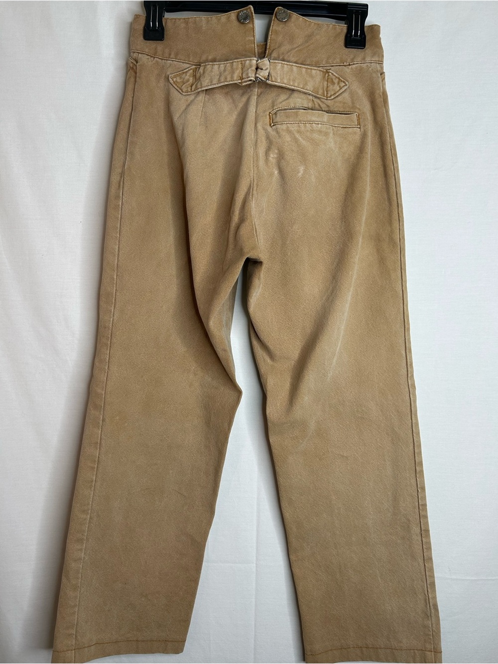 The Old Frontier Clothing Co  High Waisted Button Fly Cotton Canvas Pants SZ 28